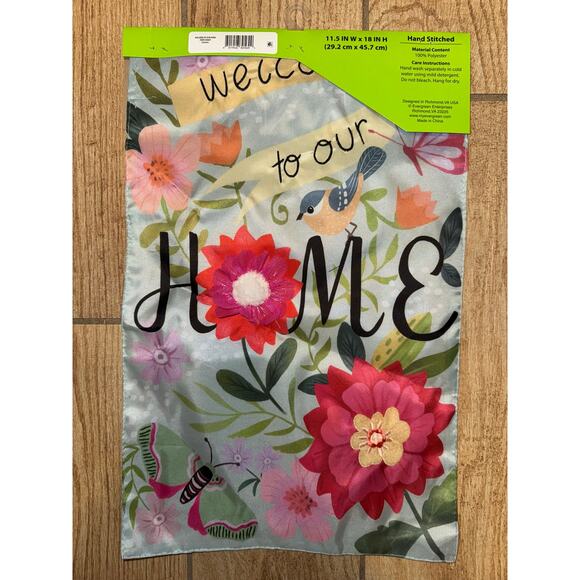 Yard Flag: “Welcome to our Home” - Picture 3 of 5